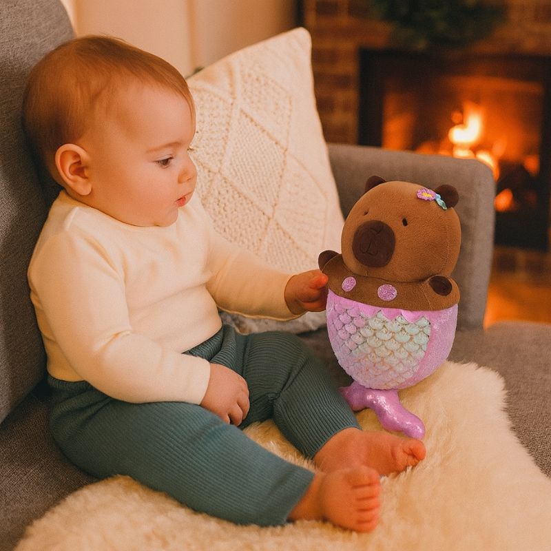 Peluche_Capybara_sirene_divertissement