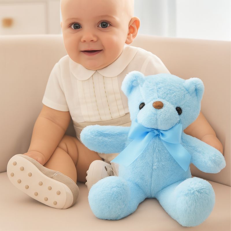 Ours en peluche-Bleu