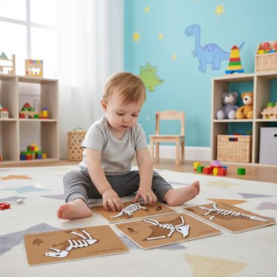 Puzzle en bois dinosaure