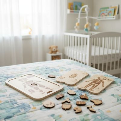 Puzzle en bois dinosaure