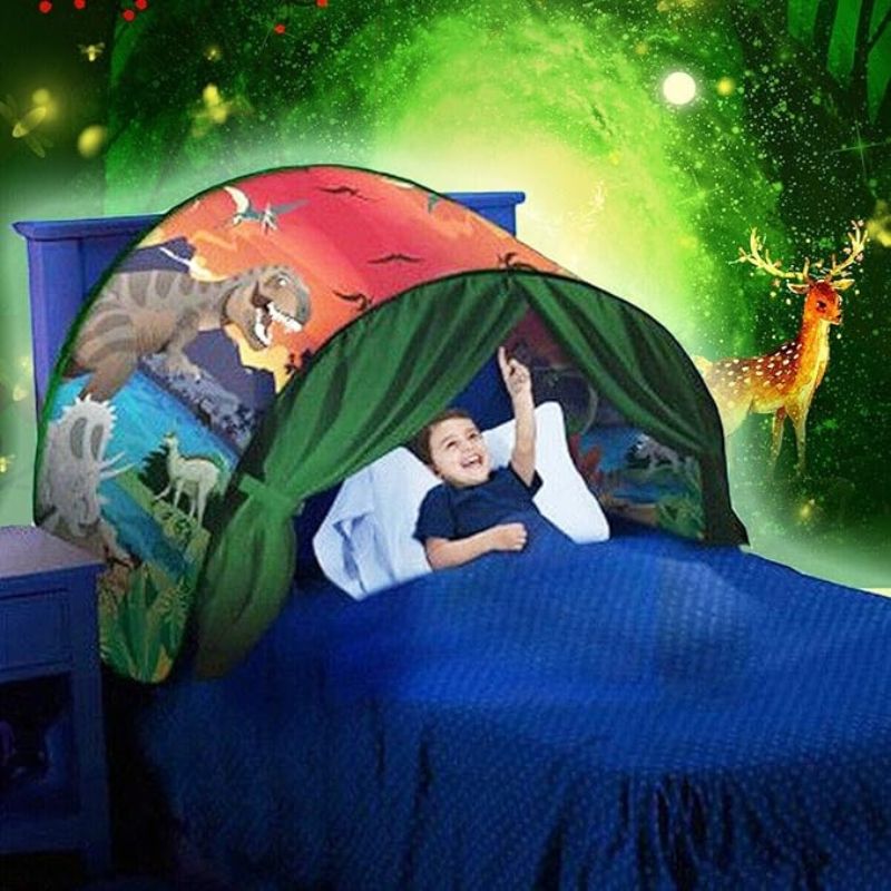 tente de lit Tente de lit-Dinosaure – Timbaby