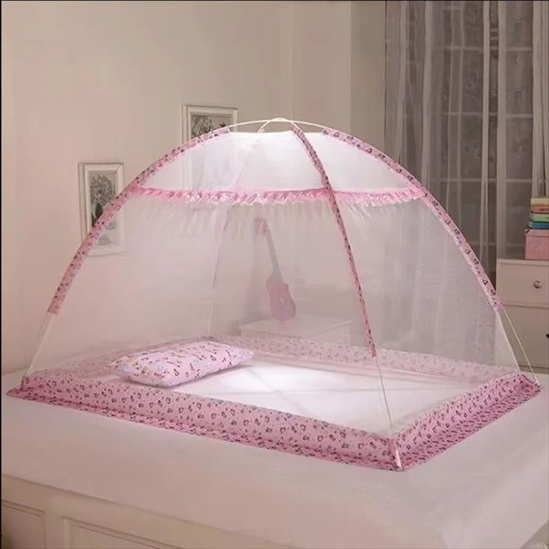 Tente-de-litmoustiquaire-rose-bebe