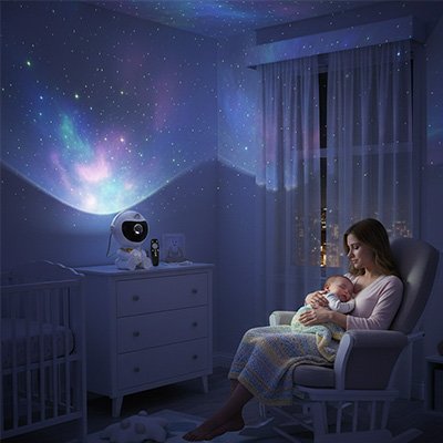 Veilleuse projection astronaute