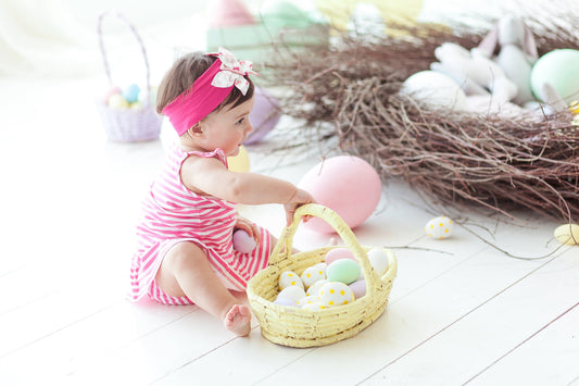 Cadeau de Pâques pour bébé, peluche lapin et idées douces