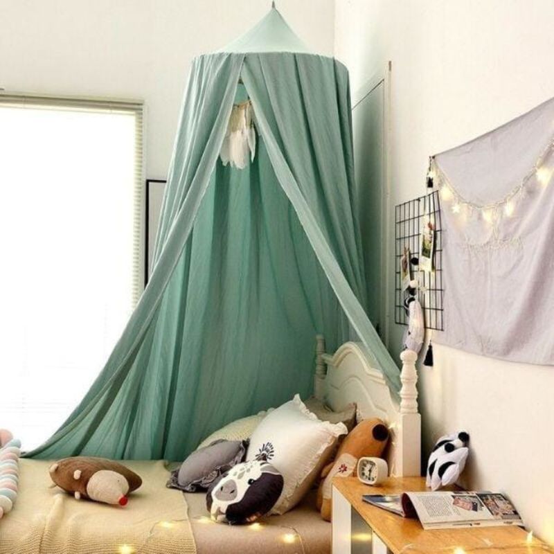 Ciel-de-lit-bebe-vert