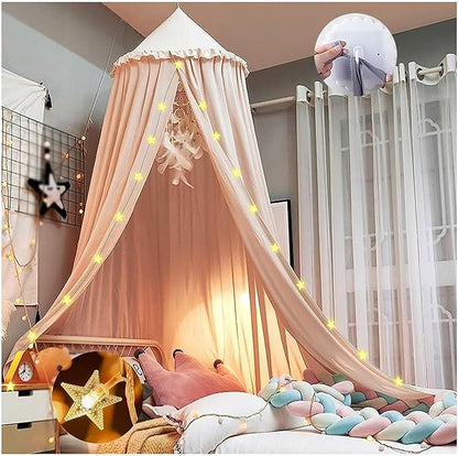 Ciel-de-lit-rose-bebe