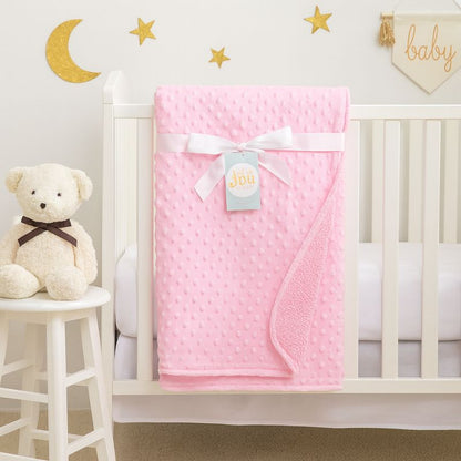 Couverture-bebe-rose-cadeau