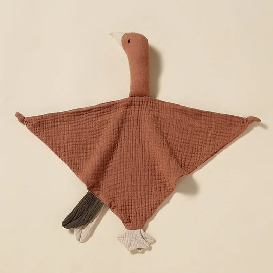 Doudou-oie-marron