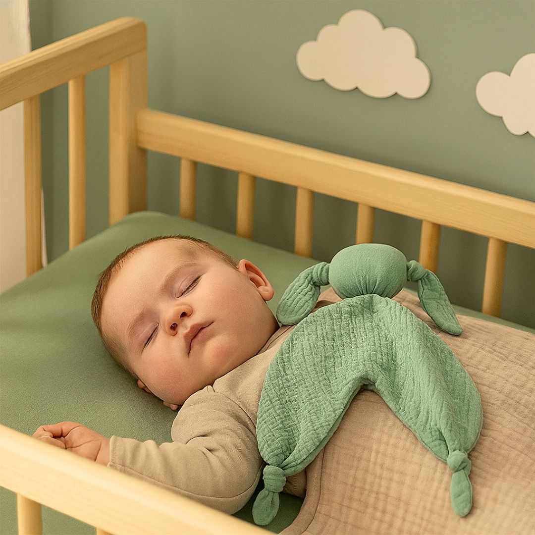 Doudou_plat_vert_dodo_bebe