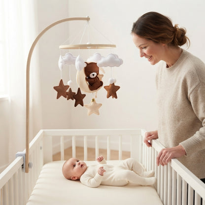 Mobile-bebe-file-ours-brun