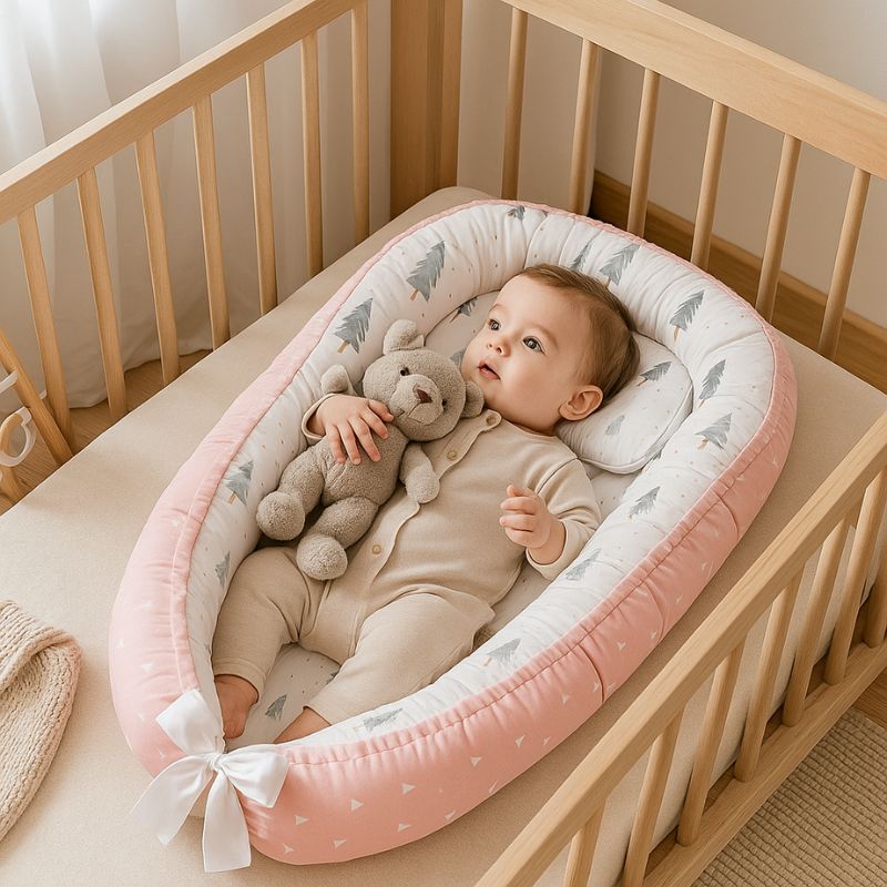 Nid-bebe-rose-sapins