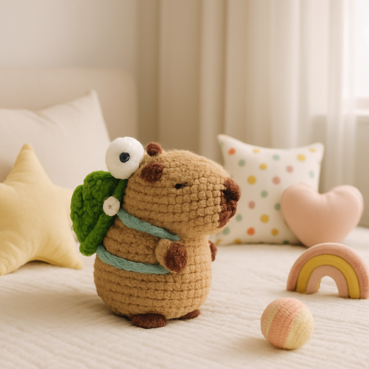 Peluche-Capybara-debout-en-crochet