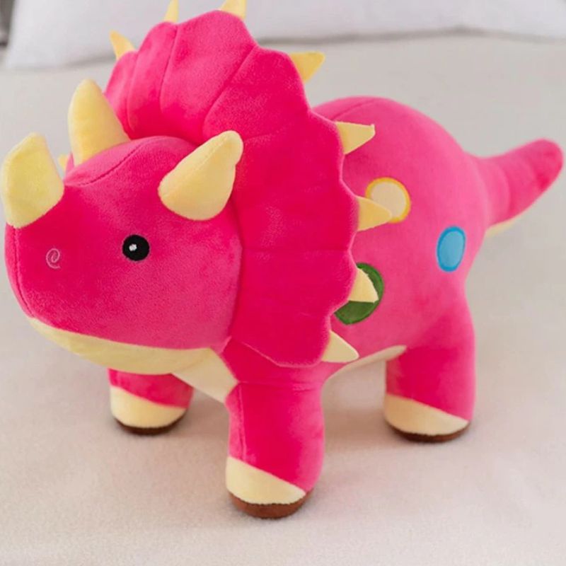 Peluche-Dinosaure-rouge