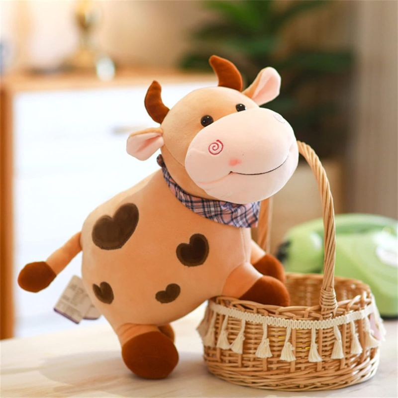 Peluche-Vache-Marron