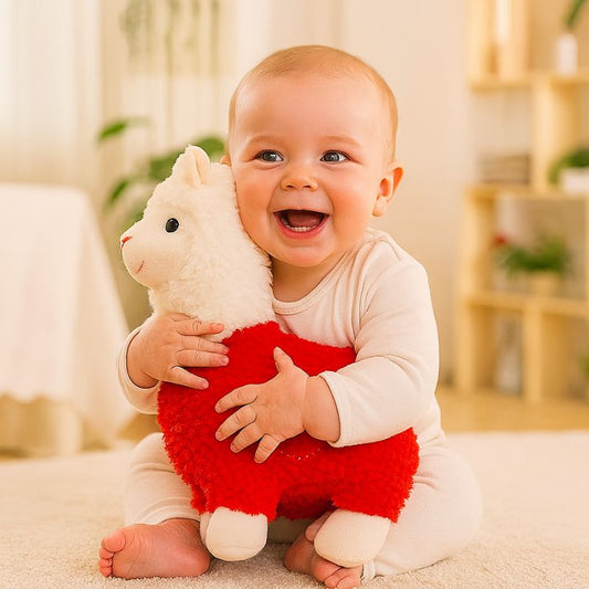 Peluche-alpaga-rouge