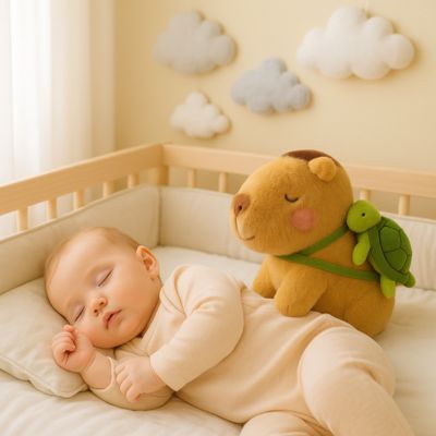 Peluche_Capy_bara_avec_tortue