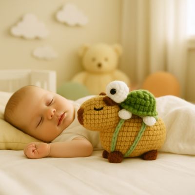 Peluche_Capy_bara_en_crochet_sommeil