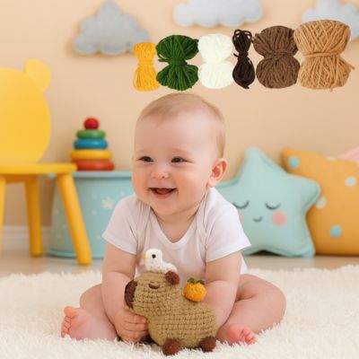 Peluche_Capybara_en_crochet_dodo_jouet