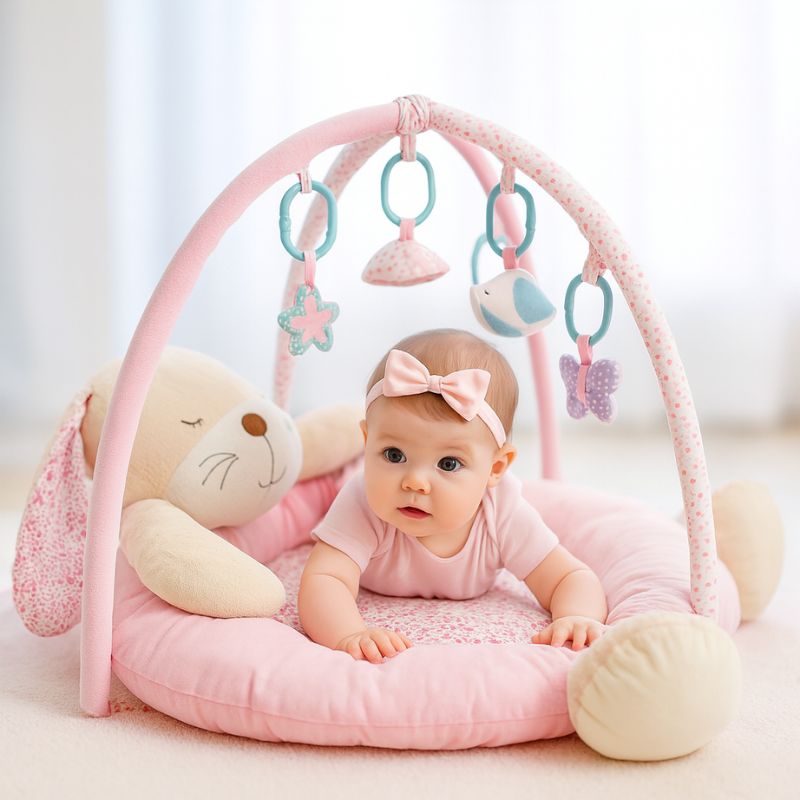 Tapis_d_eveil_pliable_lapin_rose