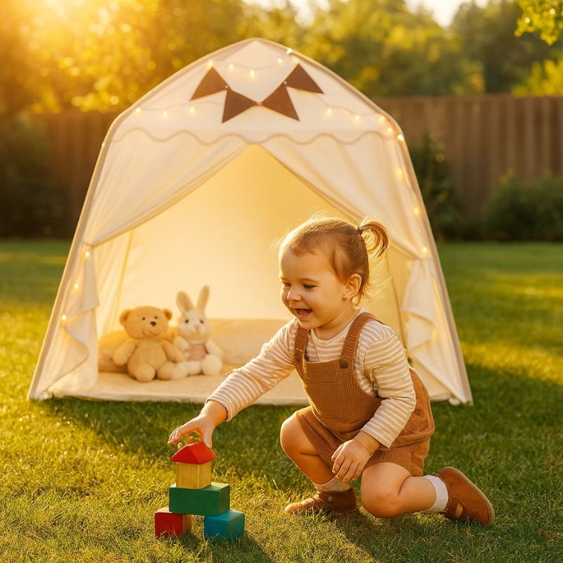 Tente_enfant_beige_jardin