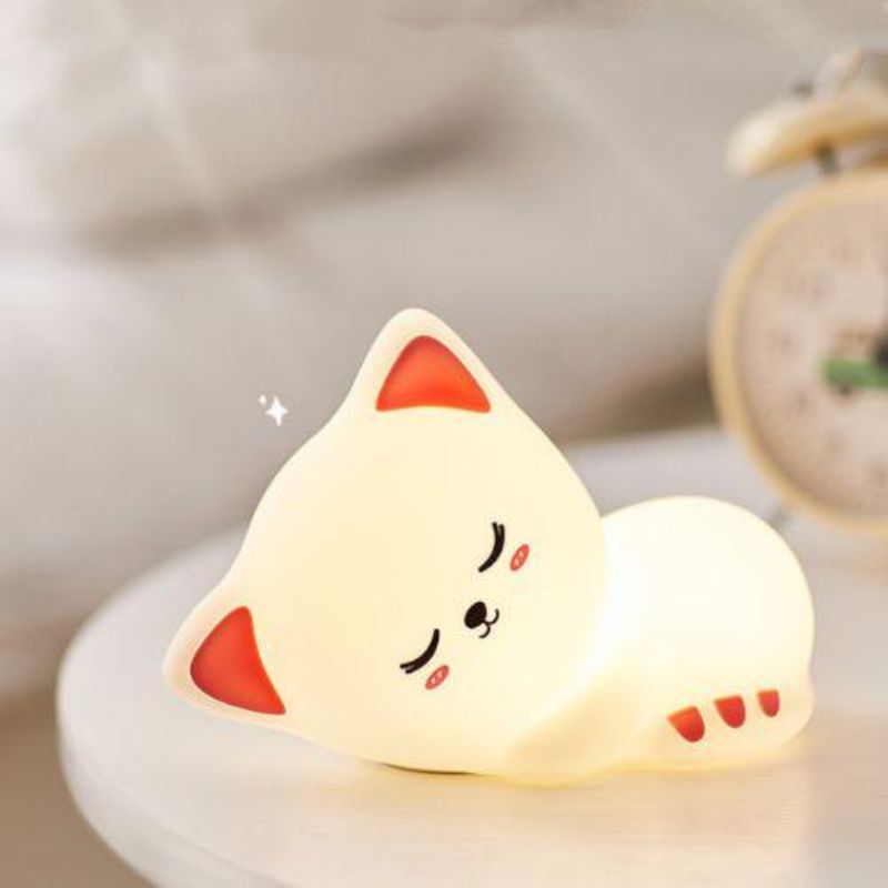 Veilleuse-chat-lampe