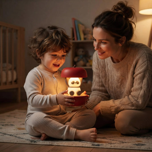 Veilleuse-lumiere-rouge-accaompagnant-sommeil