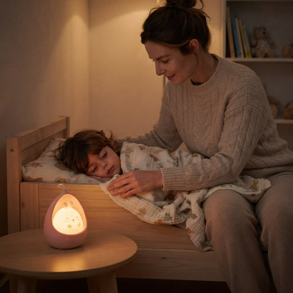 Veilleuse-lumiere-rouge-bebe-endormisement