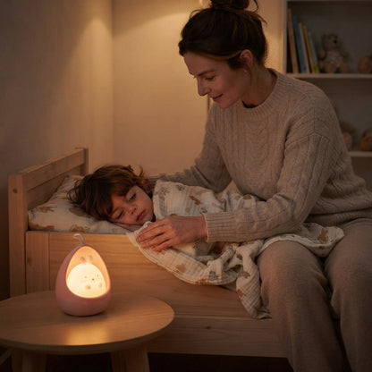 Veilleuse-lumiere-rouge-bebe-endormisement