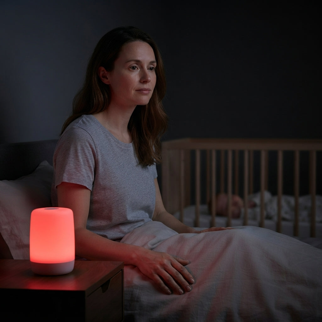 Veilleuse-lumiere-rouge-lampe-de-chevet