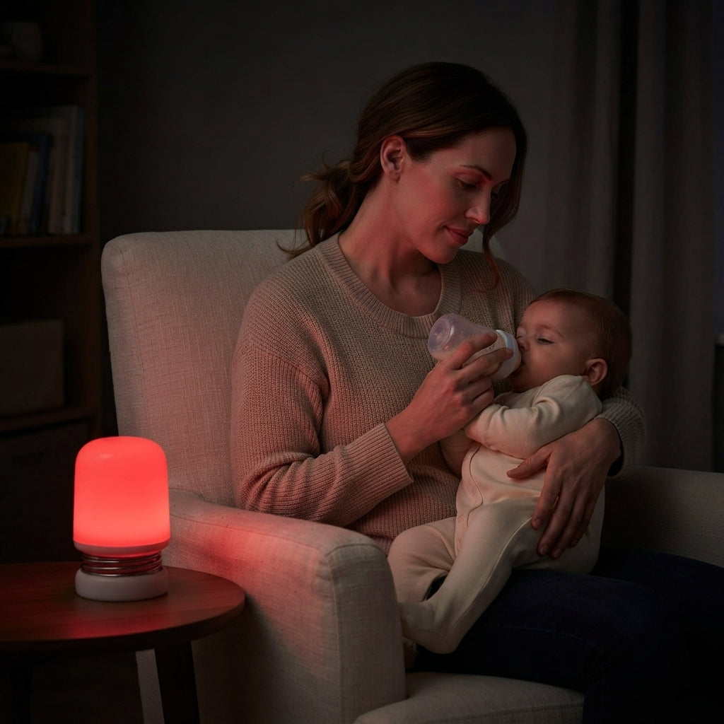 Veilleuse-lumiere-rouge-reveil-nocturne