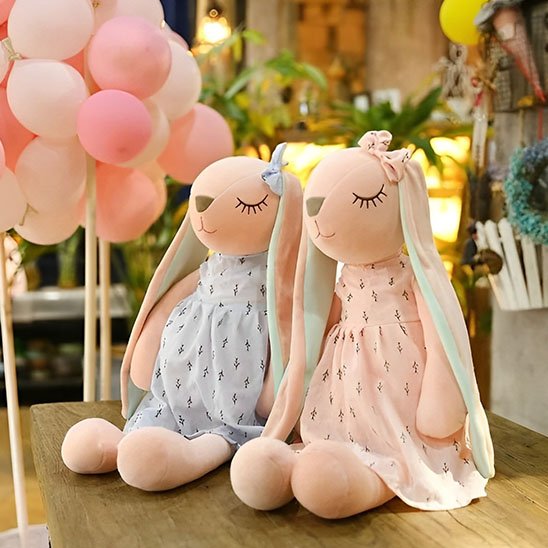 Lapin peluche  décoration
