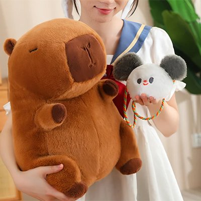 Peluche capybara geant