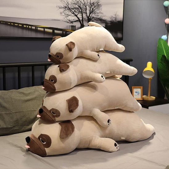 Peluche chien 55 cm