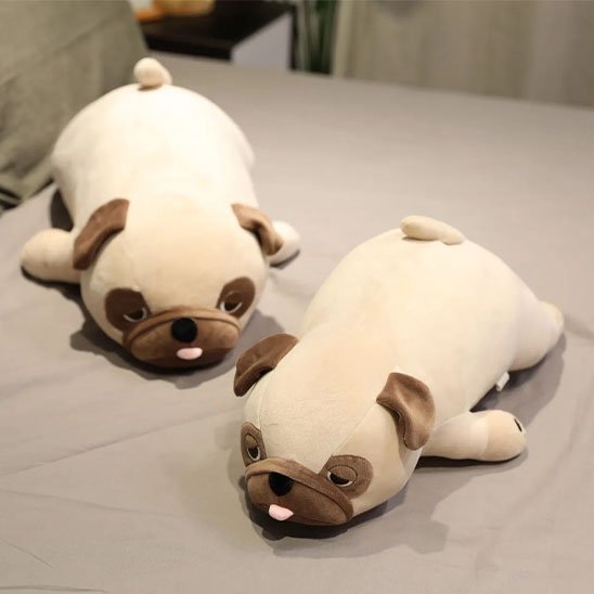 Peluche chien sommeil