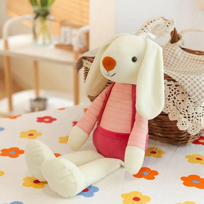 Peluche lapin rouge