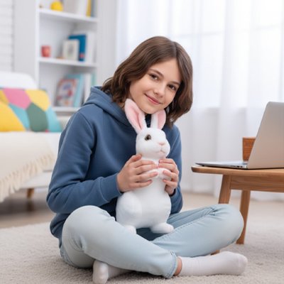 Peluche lapin 