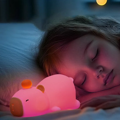 Veilleuse bébé rouge