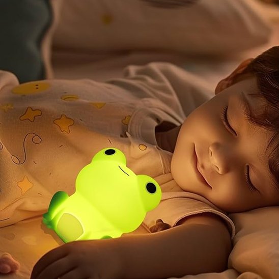 Veilleuse bébé  vertes