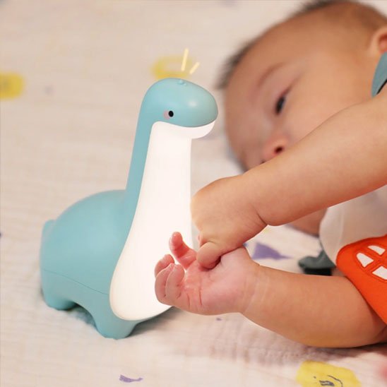 Veilleuse dinosaure bleu